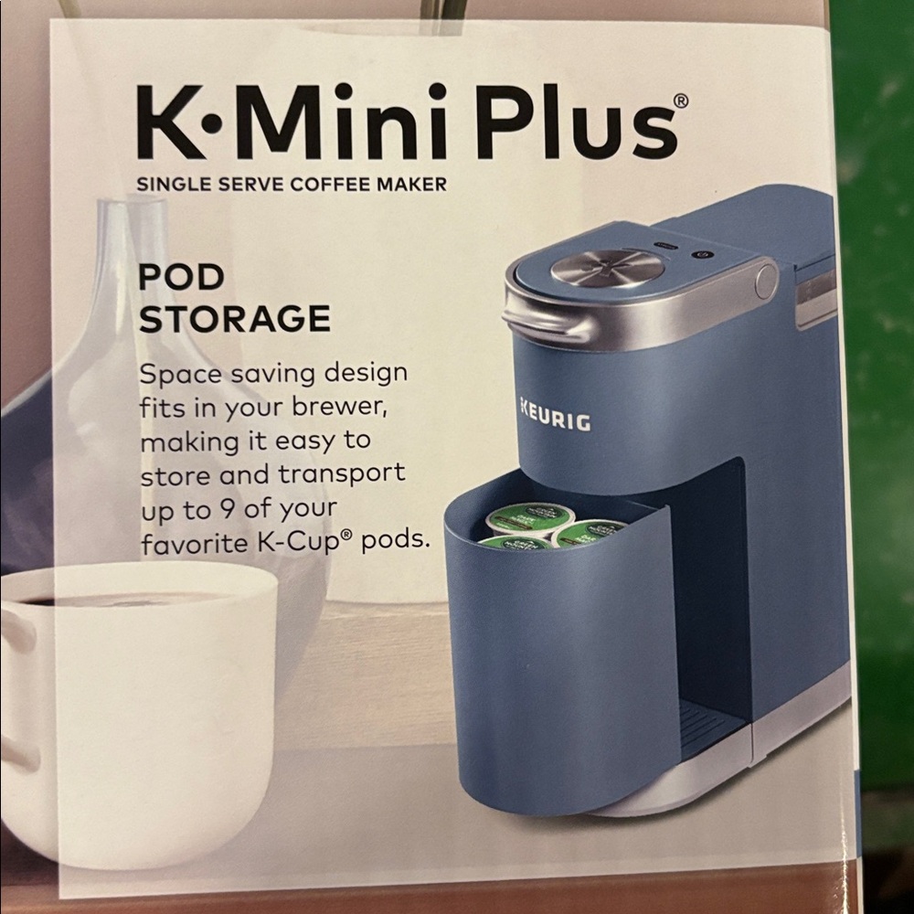 Keurig K-Mini Plus Single Serve Coffee Maker - Blue - Picture 2 of 10
